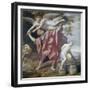 Abraham Sacrificing Isaac-Domenichino-Framed Giclee Print