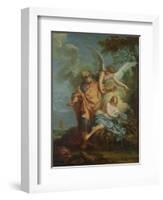 Abraham Sacrificing (Oil on Canvas)-Antoine Coypel-Framed Giclee Print