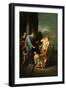 Abraham sending away Hagar and Ishmael - - Bible-Adriaan van der Werff-Framed Giclee Print