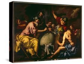 Abraham Teaches Geography to the Egyptians-Antonio Zanchi-Stretched Canvas