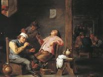 Man Lighting His Pipe-Abraham Teniers-Giclee Print