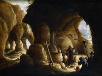 Man Lighting His Pipe-Abraham Teniers-Giclee Print