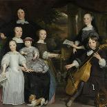 David Leeuw with His Family, 1671-Abraham van den Tempel-Art Print