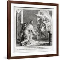 Abraham will be father of many nations, Genesis-Julius Schnorr von Carolsfeld-Framed Giclee Print