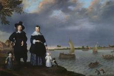 A Shipowner and His Family, 1650 (Oil on Canvas)-Abraham Willaerts-Giclee Print