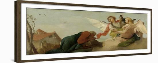 Abraham with the Three Angels, Francesco Zugno-Francesco Zugno-Framed Premium Giclee Print