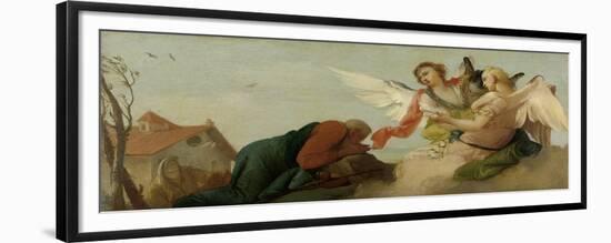 Abraham with the Three Angels, Francesco Zugno-Francesco Zugno-Framed Premium Giclee Print