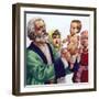 Abram Admiring Ishmael, the Son of Hagar-Pat Nicolle-Framed Giclee Print