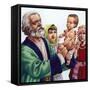 Abram Admiring Ishmael, the Son of Hagar-Pat Nicolle-Framed Stretched Canvas