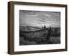 Abram on his journey into Canaan - Bible-Gustave Dore-Framed Giclee Print