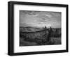 Abram on his journey into Canaan - Bible-Gustave Dore-Framed Giclee Print