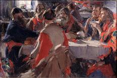 Tea Drinking-Abram Yefimovich Arkhipov-Framed Giclee Print