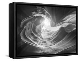 Abrazo 1 BW-Moises Levy-Framed Stretched Canvas
