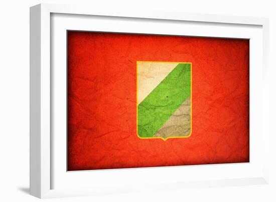 Abruzzo Flag-michal812-Framed Art Print