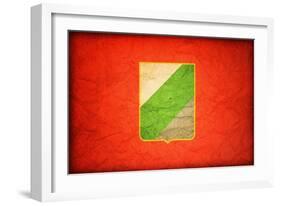 Abruzzo Flag-michal812-Framed Art Print