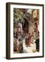 Absalom steals the hearts of the people - Bible-William Brassey Hole-Framed Premium Giclee Print