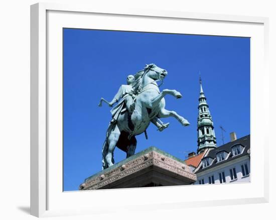 Absalon Monument, Hojbro Plads, Copenhagen, Denmark, Scandinavia-Hans Peter Merten-Framed Photographic Print