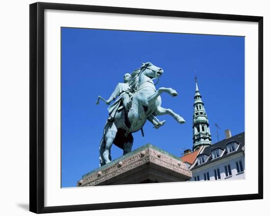 Absalon Monument, Hojbro Plads, Copenhagen, Denmark, Scandinavia-Hans Peter Merten-Framed Photographic Print