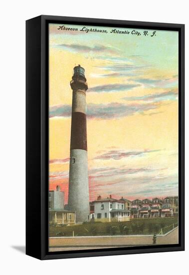 Absecon Lighthouse, Atlantic City, New Jersey-null-Framed Stretched Canvas