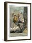 Abseiling on a Rope-null-Framed Giclee Print