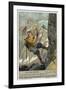 Abseiling on a Rope-null-Framed Giclee Print
