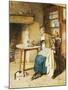 Absent Thoughts, 1884 (Pencil and Watercolour)-Carlton Alfred Smith-Mounted Giclee Print