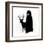 Absentia (White)-Ruben Ireland-Framed Art Print