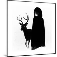 Absentia (White)-Ruben Ireland-Mounted Art Print