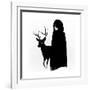 Absentia (White)-Ruben Ireland-Framed Art Print