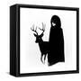 Absentia (White)-Ruben Ireland-Framed Stretched Canvas