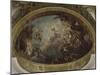 Abside de la chapelle Royale de Versailles : La résurrection-Charles de La Fosse-Mounted Giclee Print
