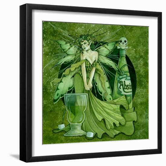 Absinth Fairy-Linda Ravenscroft-Framed Giclee Print