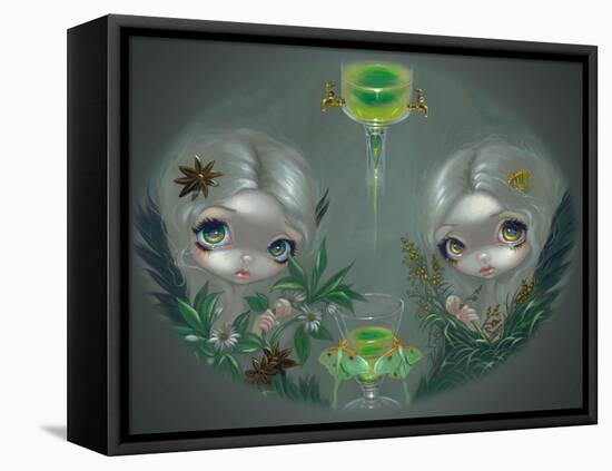 Absinthe: Anise and Artemisia-Jasmine Becket-Griffith-Framed Stretched Canvas