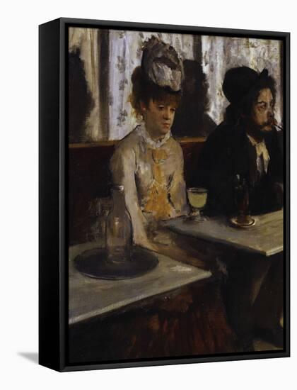 Absinthe, c.1876-Edgar Degas-Framed Stretched Canvas