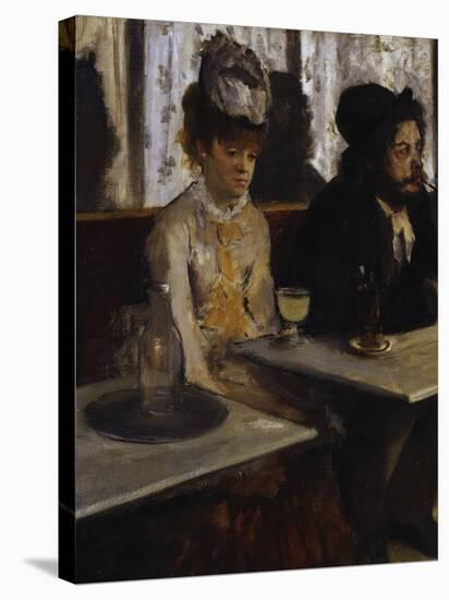 Absinthe, c.1876-Edgar Degas-Stretched Canvas