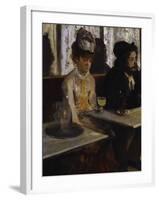 Absinthe, c.1876-Edgar Degas-Framed Giclee Print