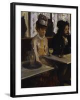 Absinthe, c.1876-Edgar Degas-Framed Giclee Print