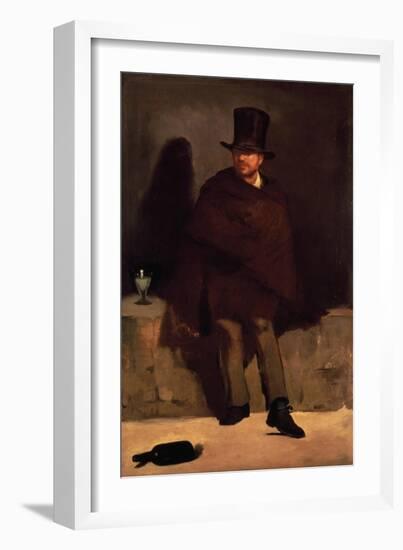 Absinthe Drinker, 1859-Edouard Manet-Framed Giclee Print