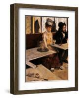Absinthe Drinker-Edgar Degas-Framed Art Print