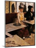 Absinthe Drinker-Edgar Degas-Mounted Art Print