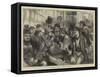 Absinthe Drinkers, a Sketch in Paris-null-Framed Stretched Canvas