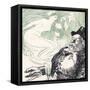 Absinthe Equals Fame, Money, Women-null-Framed Stretched Canvas