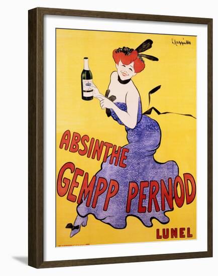 Absinthe Gempp Pernod, 1903-Leonetto Cappiello-Framed Art Print