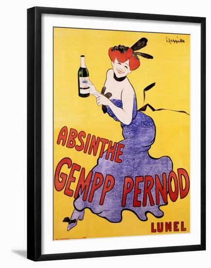 Absinthe Gempp Pernod, 1903-Leonetto Cappiello-Framed Art Print