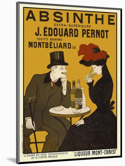 Absinthe. Liqueur Mont-Christ-Leonetto Cappiello-Mounted Art Print