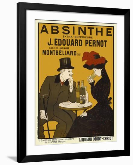 Absinthe. Liqueur Mont-Christ-Leonetto Cappiello-Framed Art Print