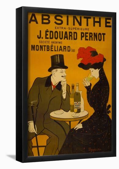 Absinthe Liquor Vintage Ad Poster Print-null-Framed Poster