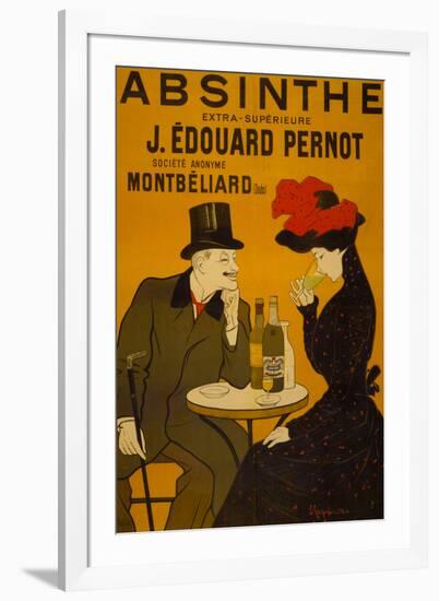 Absinthe Liquor Vintage Ad-null-Framed Art Print