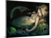 Absinthe Mermaid-Jasmine Becket-Griffith-Mounted Art Print