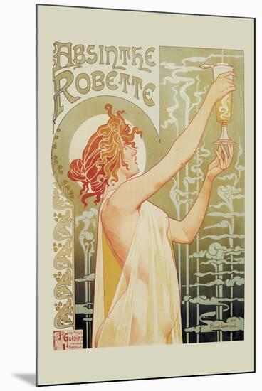 Absinthe Rebette-Privat Livemont-Mounted Art Print